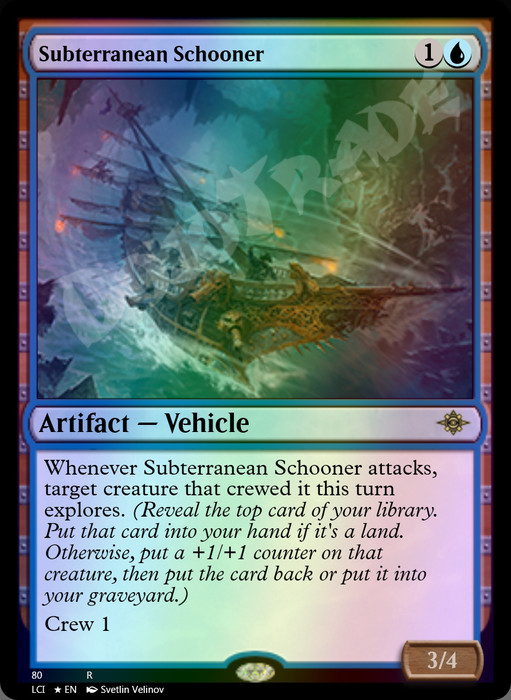 Subterranean Schooner FOIL