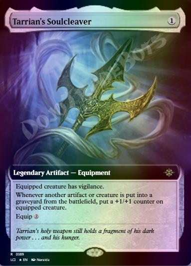 Tarrian's Soulcleaver (Extended Art) FOIL