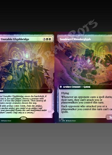 Unstable Glyphbridge (Extended Art) FOIL