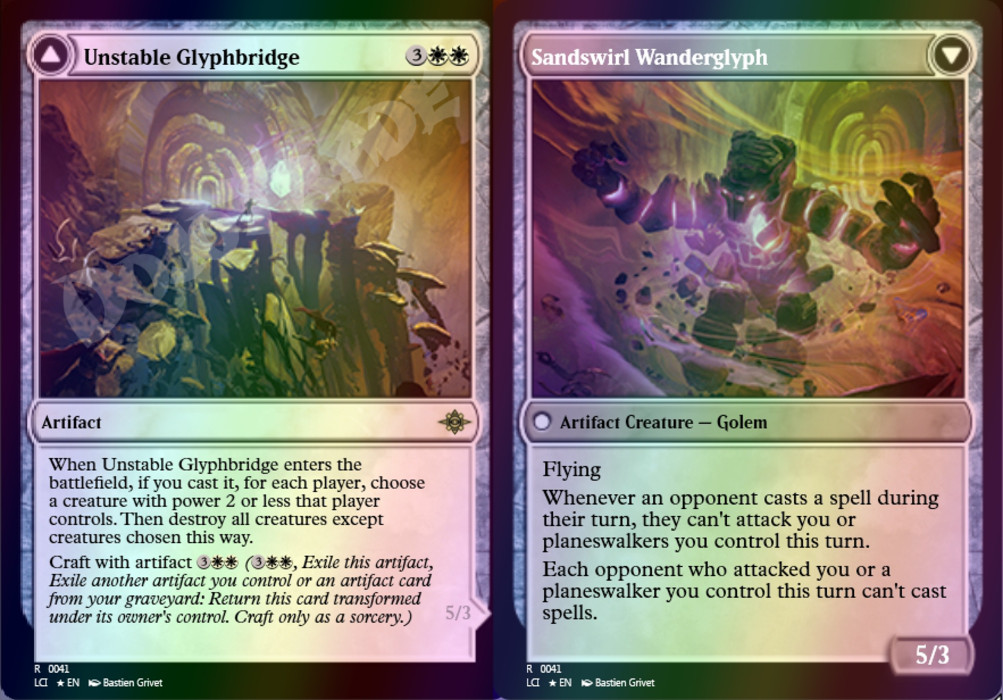 Unstable Glyphbridge FOIL