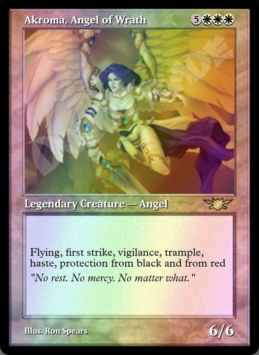 Akroma, Angel of Wrath FOIL