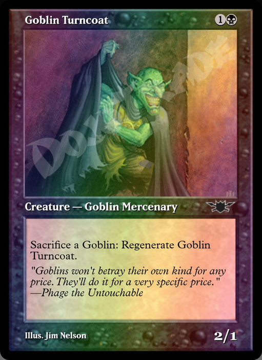 Goblin Turncoat FOIL