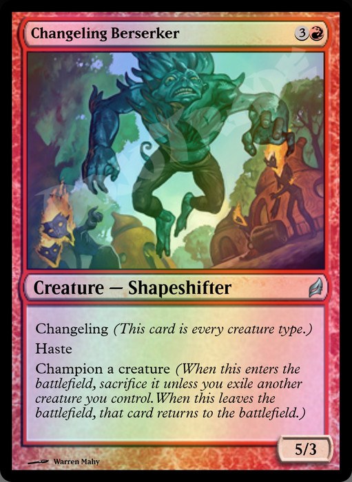 Changeling Berserker FOIL