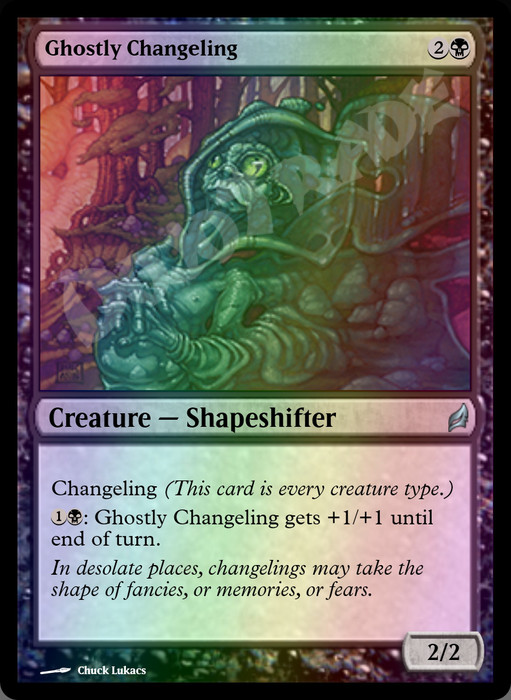 Ghostly Changeling FOIL