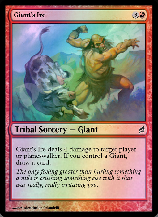 Giant's Ire FOIL