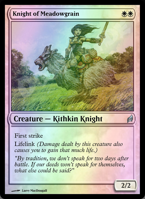 Knight of Meadowgrain FOIL