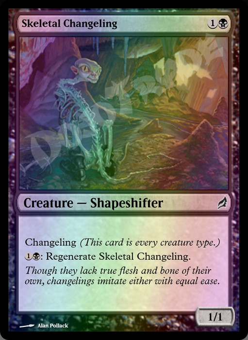 Skeletal Changeling FOIL