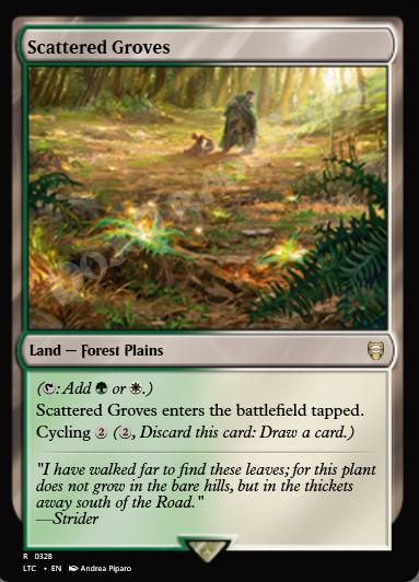 Scattered Groves