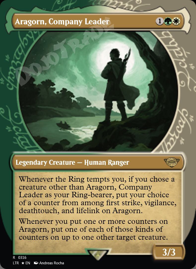 Aragorn, Company Leader (Showcase) FOIL