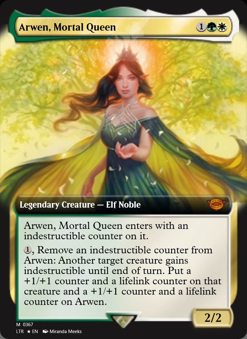 Arwen, Mortal Queen (Extended Art) FOIL