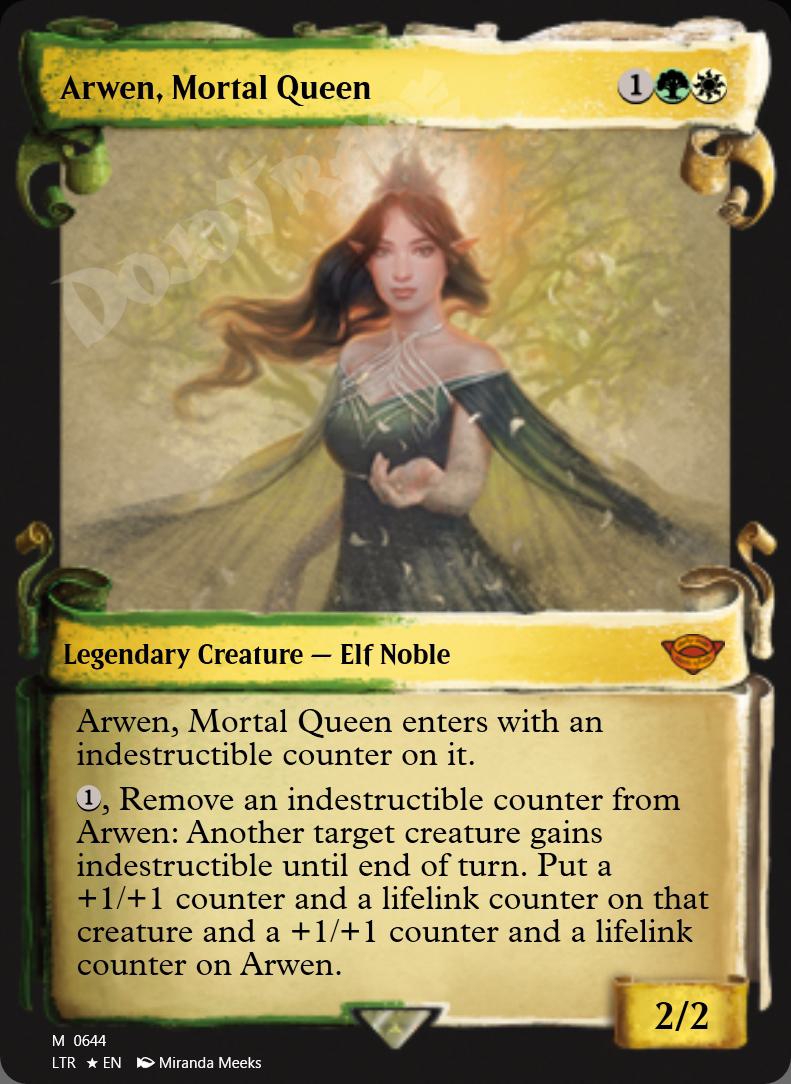 Arwen, Mortal Queen (Showcase Scrolls) FOIL