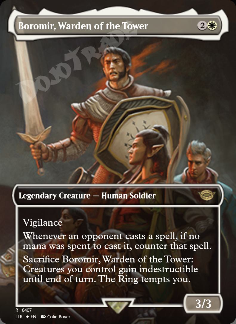 Boromir, Warden of the Tower (Borderless) FOIL