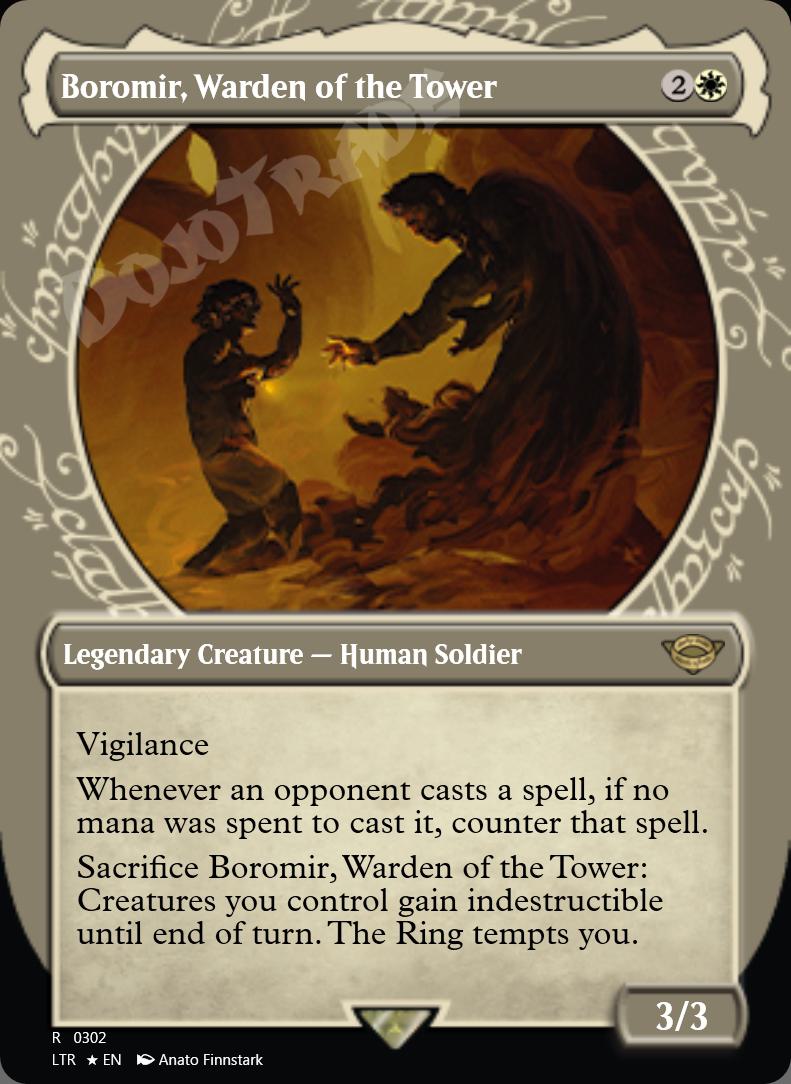 Boromir, Warden of the Tower (Showcase) FOIL