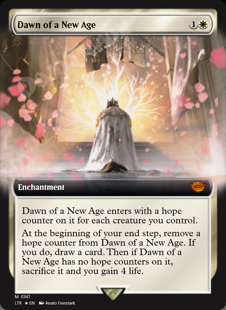 Dawn of a New Age (Extended Art) FOIL