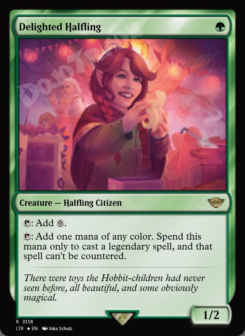 Delighted Halfling FOIL