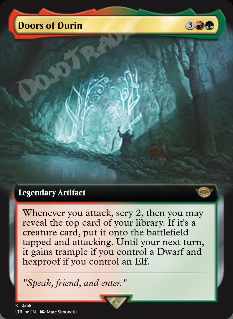 Doors of Durin (Extended Art) FOIL