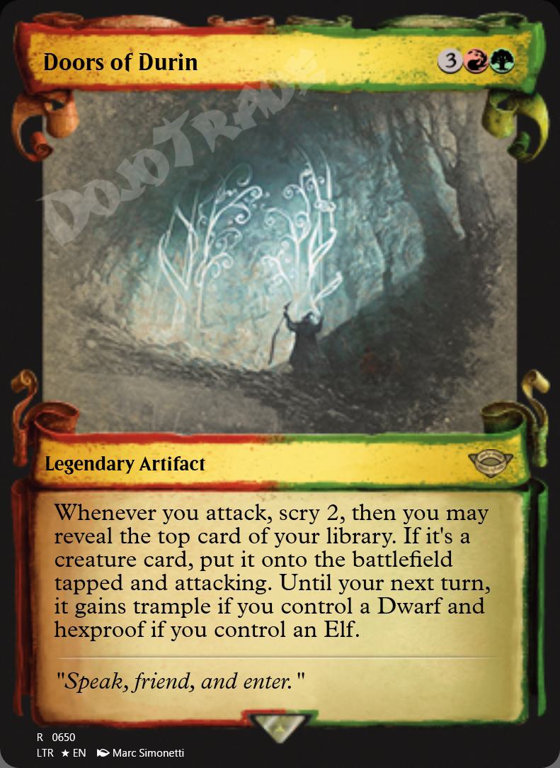 Doors of Durin (Showcase Scrolls) FOIL