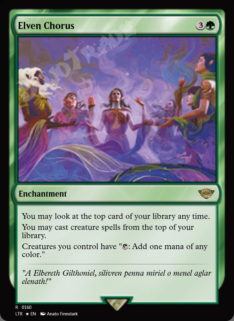 Elven Chorus FOIL