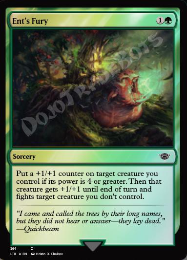 Ent's Fury FOIL