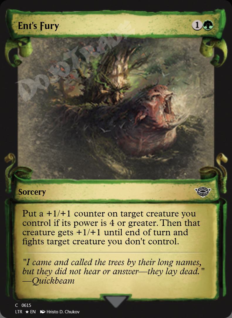 Ent's Fury (Showcase Scrolls) FOIL