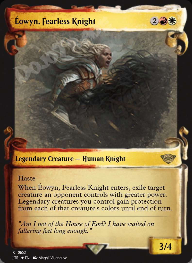 Eowyn, Fearless Knight (Showcase Scrolls) FOIL