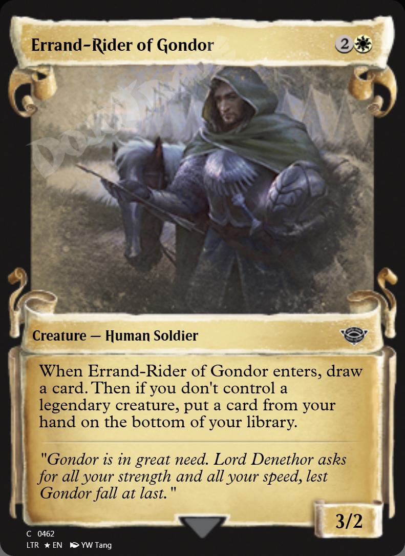 Errand-Rider of Gondor (Showcase Scrolls) FOIL