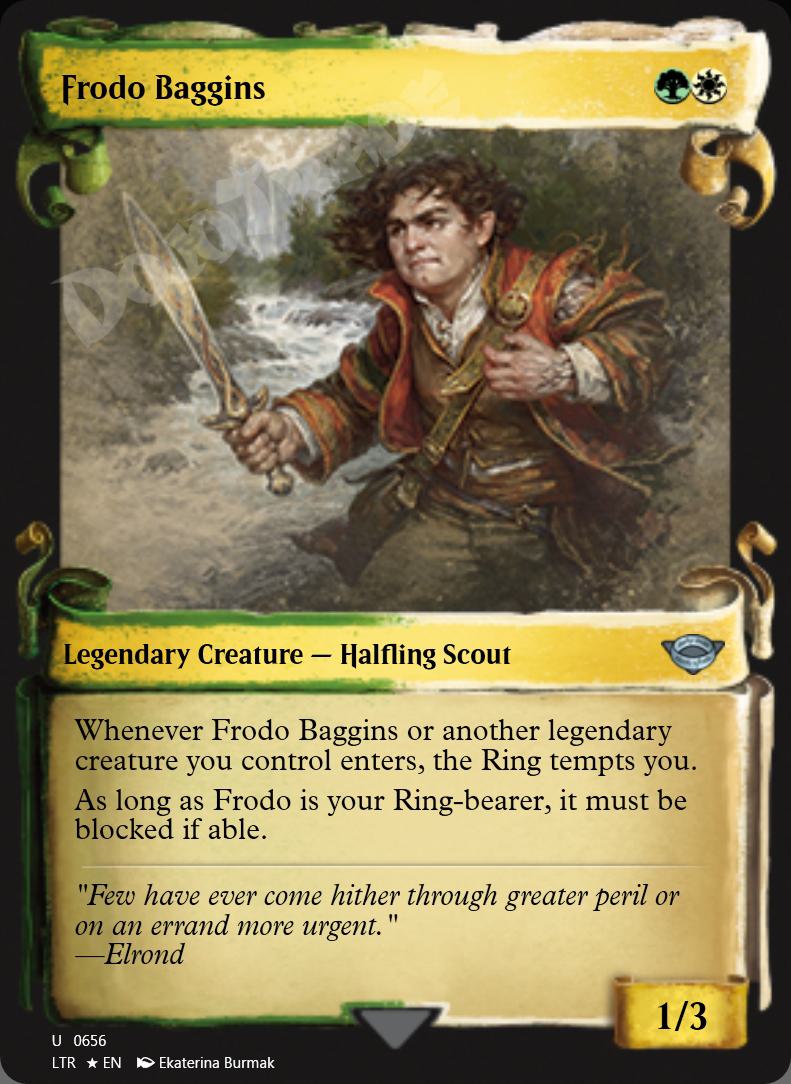 Frodo Baggins (Showcase Scrolls) FOIL