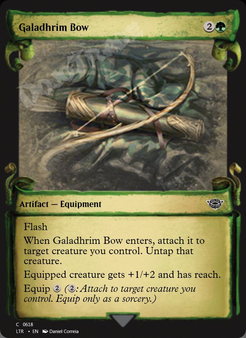 Galadhrim Bow (Showcase Scrolls)