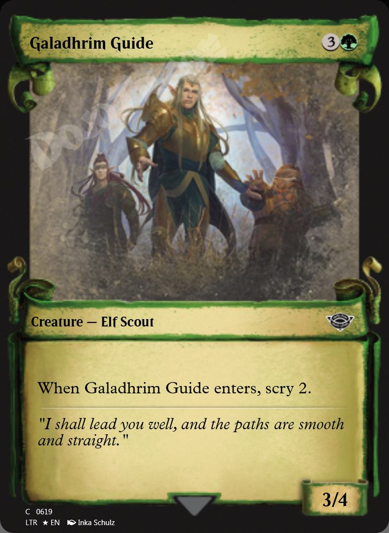 Galadhrim Guide (Showcase Scrolls) FOIL