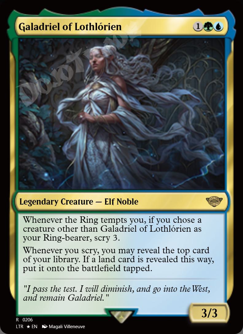 Galadriel of Lothlorien FOIL