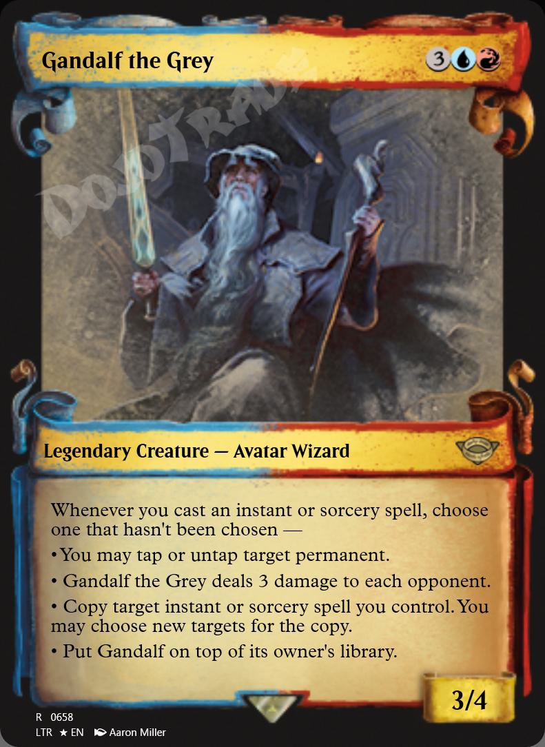 Gandalf the Grey (Showcase Scrolls) FOIL