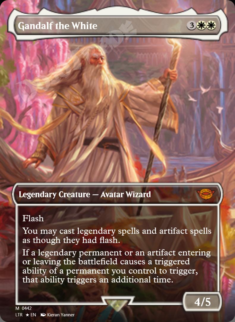 Gandalf the White (Borderless) FOIL