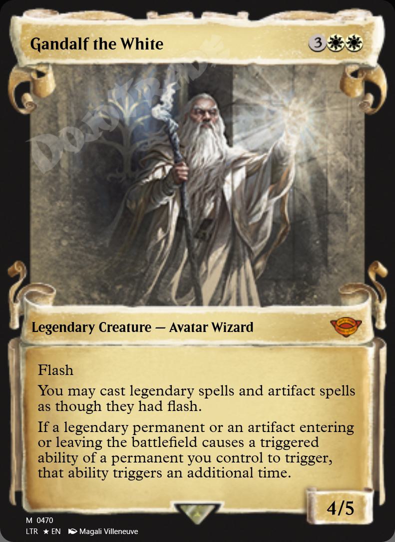 Gandalf the White (Showcase Scrolls) FOIL