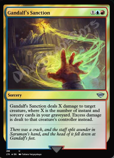 Gandalf's Sanction FOIL