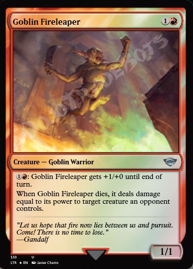 Goblin Fireleaper FOIL