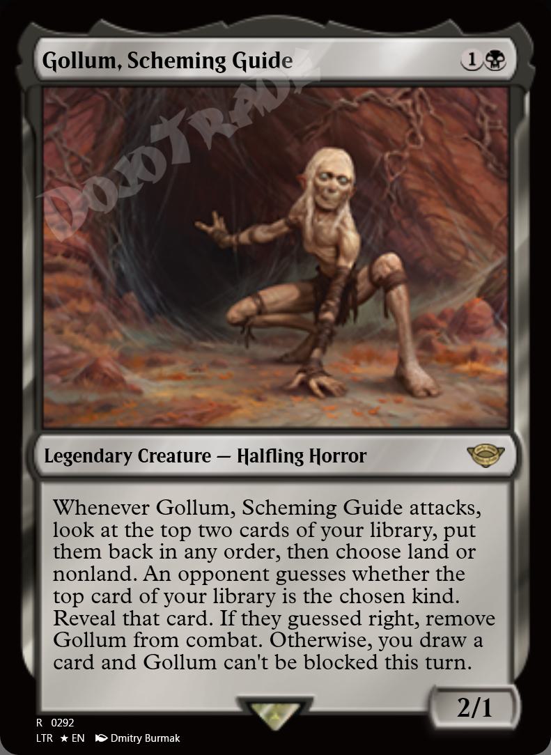 Gollum, Scheming Guide (Starter Kit) FOIL