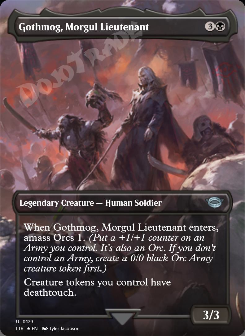 Gothmog, Morgul Lieutenant (Borderless) FOIL