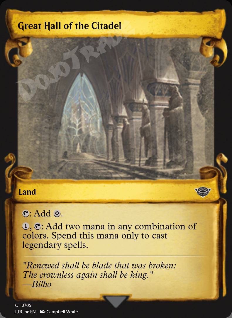 Great Hall of the Citadel (Showcase Scrolls) FOIL