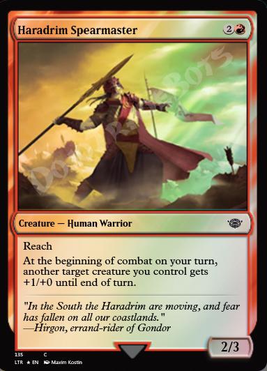 Haradrim Spearmaster FOIL