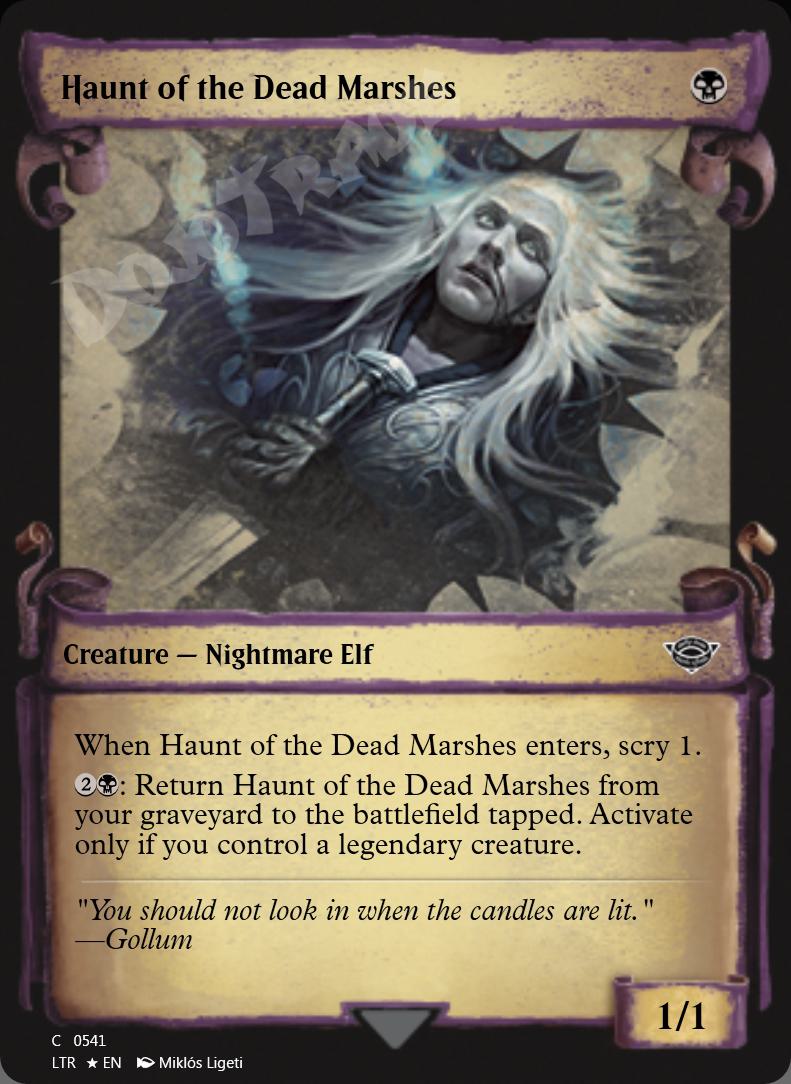 Haunt of the Dead Marshes (Showcase Scrolls) FOIL