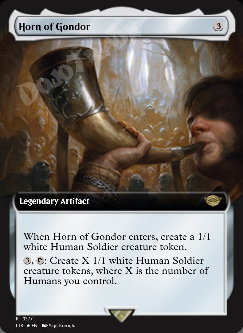 Horn of Gondor (Extended Art) FOIL