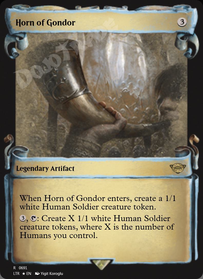 Horn of Gondor (Showcase Scrolls) FOIL