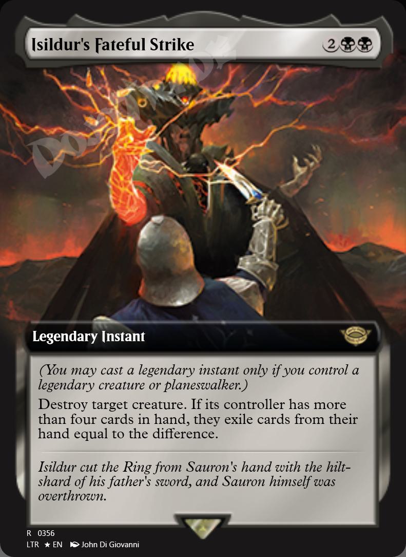 Isildur's Fateful Strike (Extended Art) FOIL