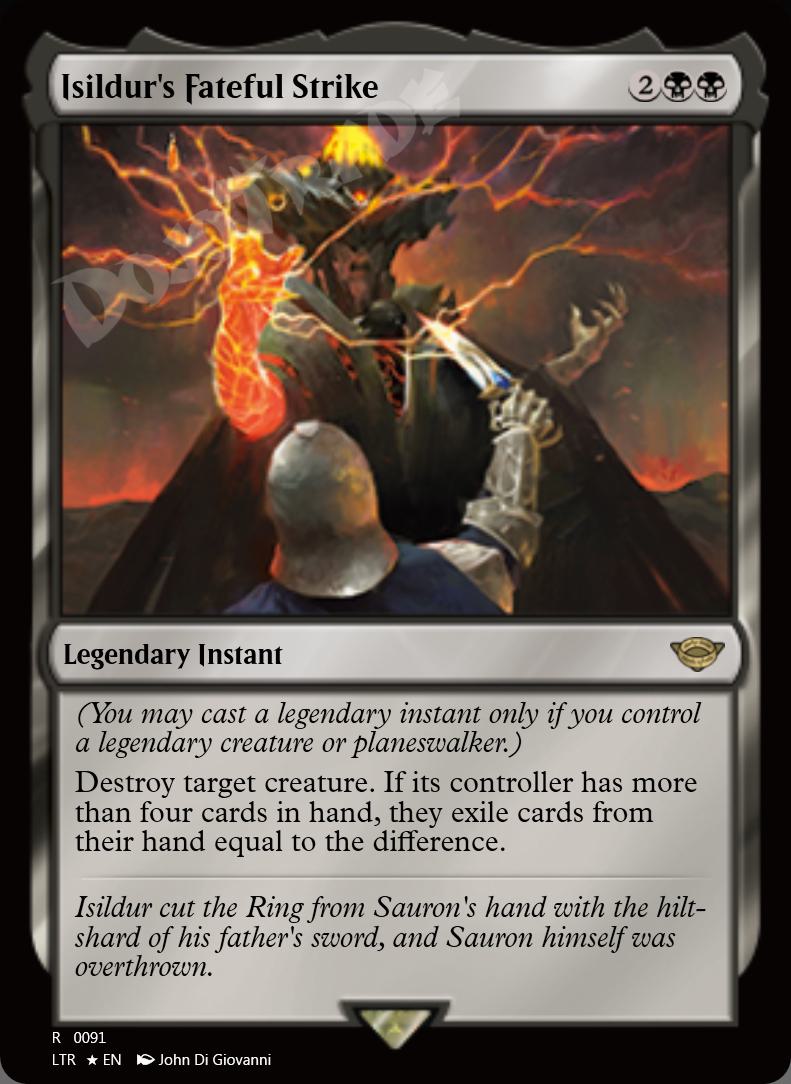 Isildur's Fateful Strike FOIL