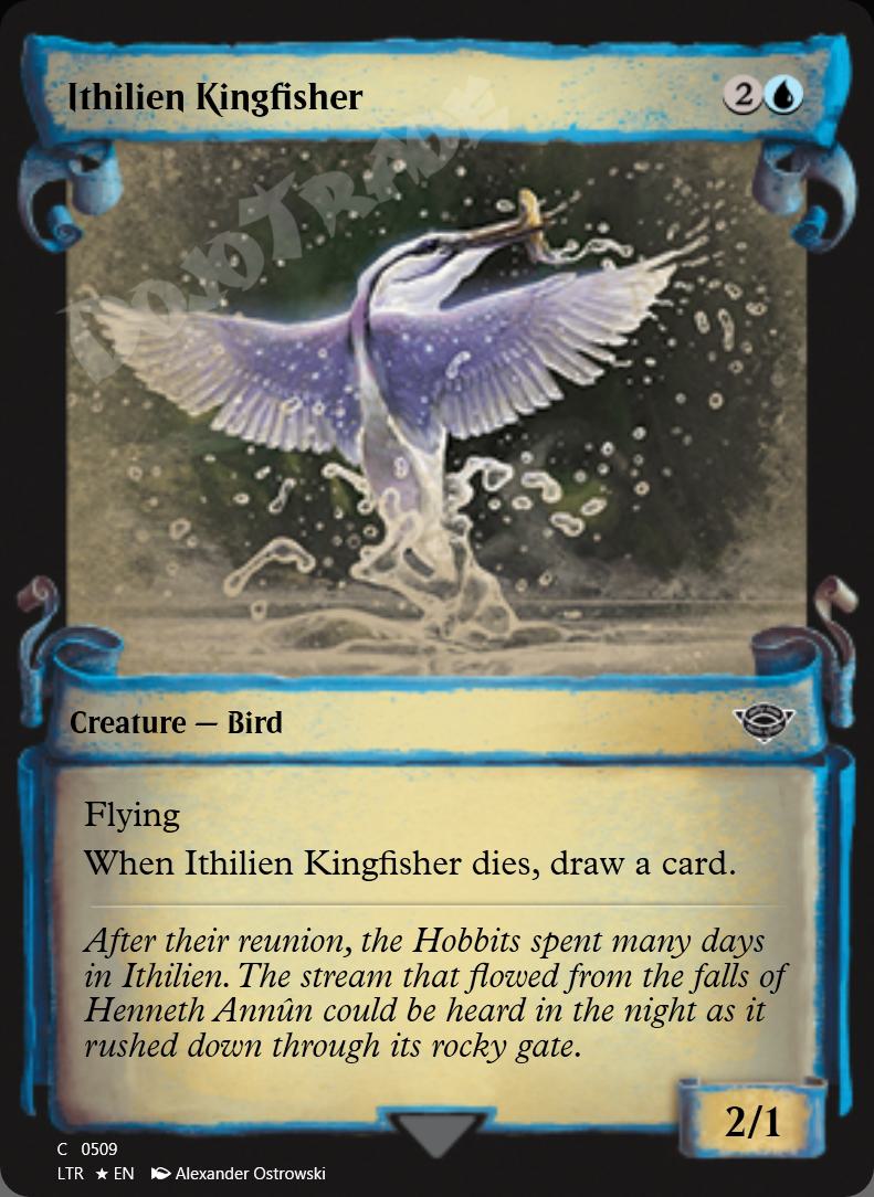 Ithilien Kingfisher (Showcase Scrolls) FOIL