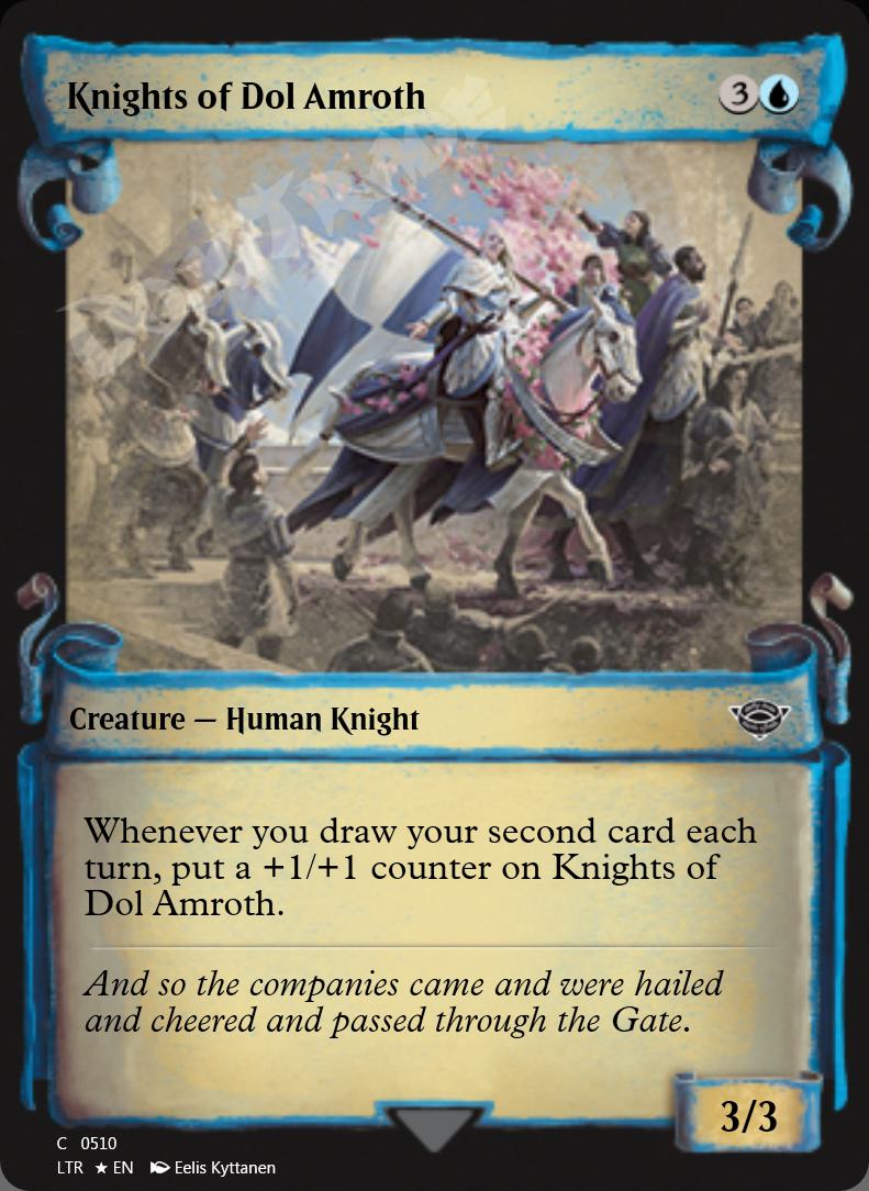 Knights of Dol Amroth (Showcase Scrolls) FOIL