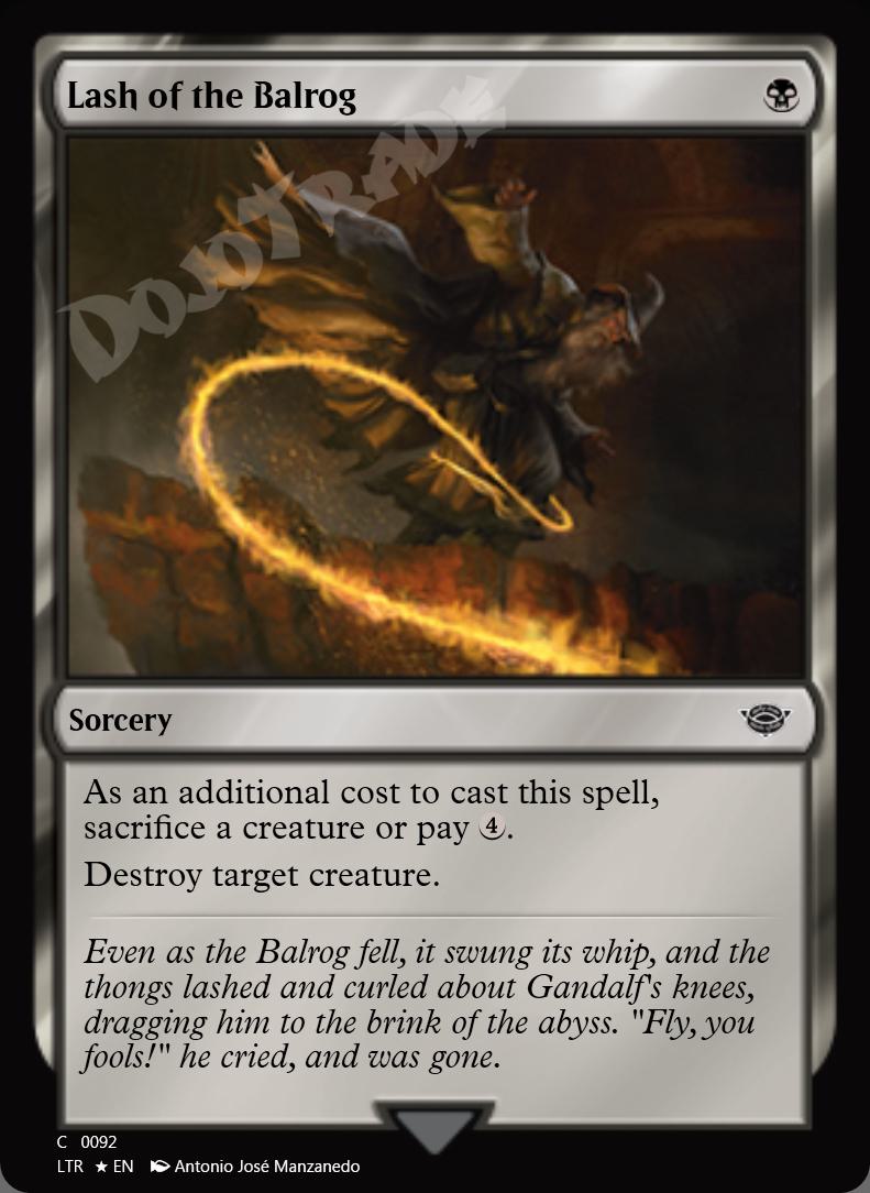 Lash of the Balrog FOIL