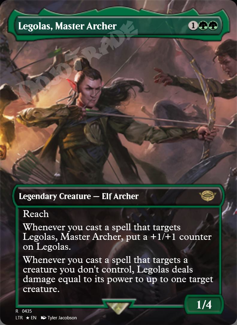 Legolas, Master Archer (Borderless) FOIL