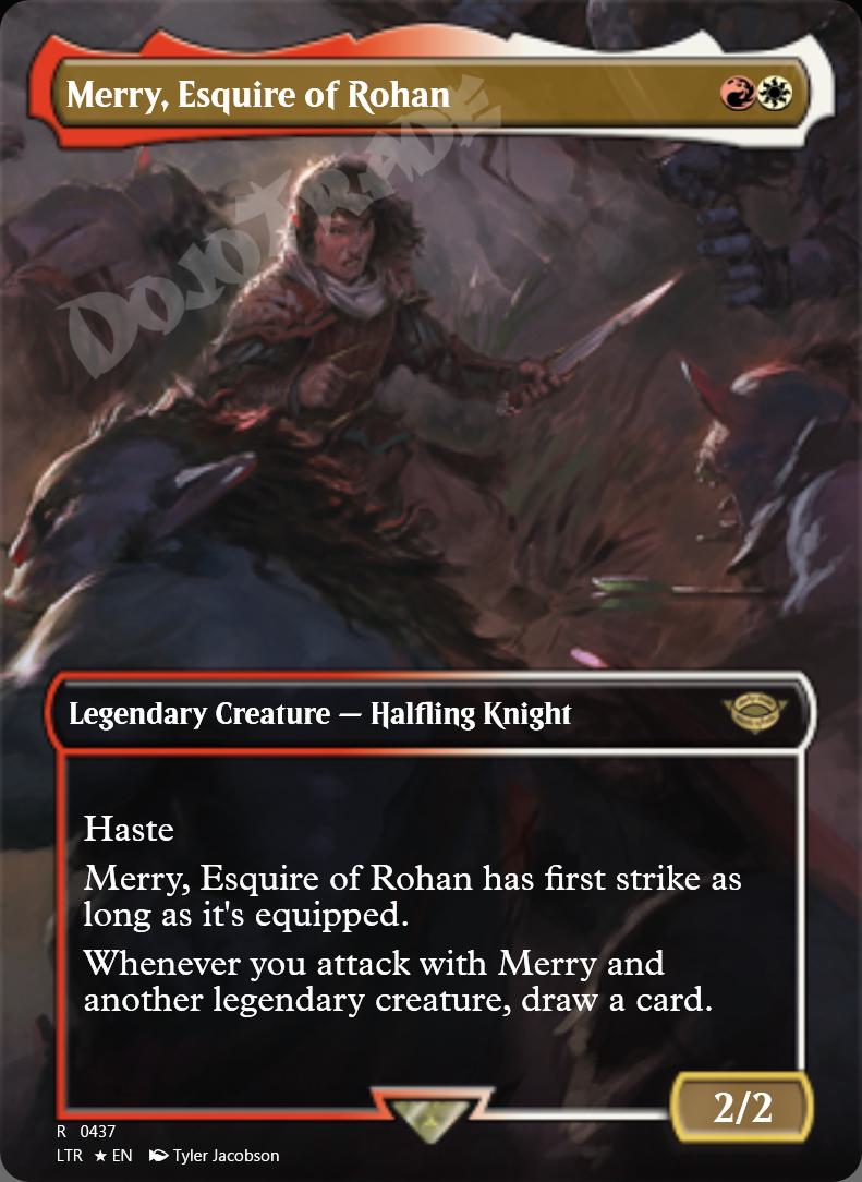 Merry, Esquire of Rohan (Borderless) FOIL