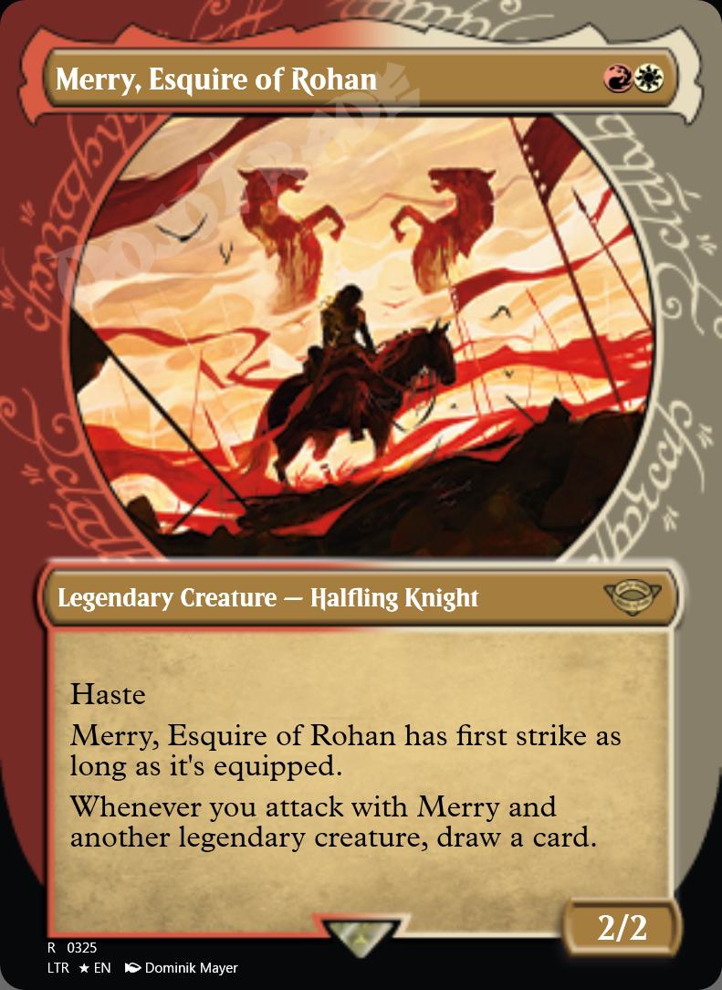 Merry, Esquire of Rohan (Showcase) FOIL